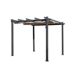 Kzmpg1010beic Kozyard Outdoor Sun Shade Canopy 120 Inch X120 Durable Heavy Duty Pergola Beige