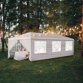 Ktaxon 201806789001 10x 30 Canopy Tent With 8 Side Walls