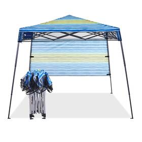 Kz-bp6x6-bch Kuznap 7 X7 Instant Canopy Tent Pop Up With Sidewall Compact And Ligh