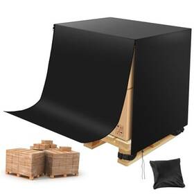 49x41x49in Ky-huaen 717025942696 Pallet Covers Heavy Duty Waterproof - 900d Cover Tarp With