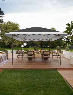 Kybolt 198290507641 12x12 Pop Up Gazebo Outdoor Canopy Shelter With 4 Stanbags 8 Stakes Instant