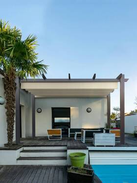 10ftx Kybolt 198290707263 13ft Aluminum Pergola With Retractable Canopy Lawn Shade Shelter