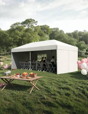 Kybolt 198290927043 10ftx 20ft Pop Up Canopy Tent With 210 D Oxford Fabric Portable Instant Commer