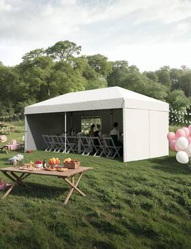 10ftx Kybolt 198723990224 20ft Pop Up Canopy Tent With 210 D Oxford Fabric Portable Instant Commer