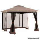 L-gz436pst-mn Sunjoy Fabric Replacement Mosquito Netting Fits Gazebos
