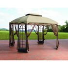 L-gz454pst-c-u Sunjoy Gazebo Mosquito Netting Only Khaki