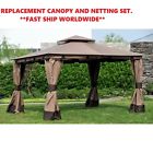 Gazebo10x12 Lcm952b. Net Sunjoy Set " Monteray Canopy Replacement Model