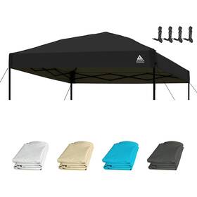 Leader Accessories 841432162344 Deluxe Replacement Canopy Top For 10 X Straight Frame With Air Vent