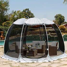 Leedor 304369480979 Gazebos For Patios Screen House Room 8-10 Person Canopy Pergolas Mosqu