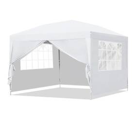 Leisurelife 610825975409 10x10 Pop Up Canopy Tent With Sidewalls Pink Outdoor - Portable Adjustable