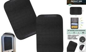 Lekiliky Ikympn8 2pcs Rv Door Window Shade Cover Sunproof And Thermal Insulation