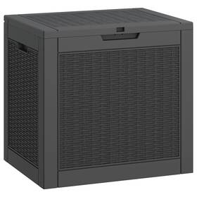 Tt005-bk-vc Lhbgo 31 Gallon Deck Box Resin Outdoor Storage Black