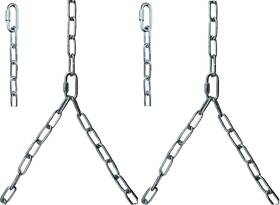 348434 Lifstar Heavy Duty Porch Swing Chain Kit Up To 7.25ft Length 1040-lb Capacity Silver