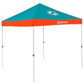 617-39e-1a Logo Brands Miami Dolphins Economy Canopy
