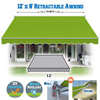 Ls0zy3625 Strongcamel New Patio Manual Yard Retractable Deck Door Awning Cover
