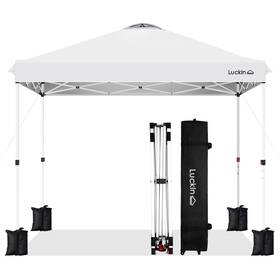00aeb009 Luckin 10x10 Heavy Duty Pop Up Canopy Tent - One-person Setup Commercial With