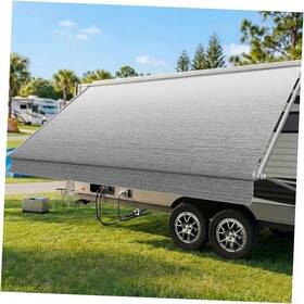 16ft2 Luvioro 786188157681 Rv Awning Fabric Replacement 17ft Inch 19.5oz Heavy-duty Camper