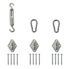 Ly-874 Sunnydaze Decor Shade Sail Hardware Kit For Triangle 815008029874