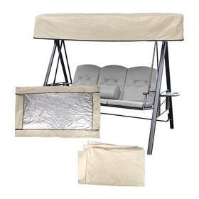 75x47x7in Lyreh 1072575 Outdoor Swing Canopy Cover 3 Seater Universal Porch T