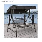 Mainstays Outdoor 2 Seat Patio Swing Cannopy Awning Yard Hammock Garden Furniture Iron 798753100671