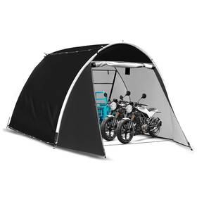 2506410 Maizoa Bike Storage Tent 98.4 X 82.7 65 In Outdoor 11.5 6.9 5.4 Ft Black-l-2