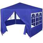 42347 Marquee With 6 Side Walls Blue 6.6footx6.6foot