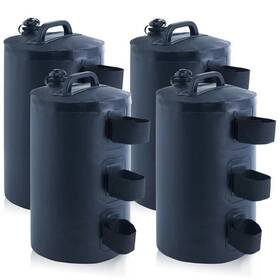 Mastercanopy 619548553567 Canopy Water Weight Bag Leg Weights For Pop Up 4pcs Black
