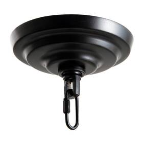 X-bk-6 Mayomajo 6 Inch Light Canopy Kit With Heavy Duty Replacement Cover Plate Mount