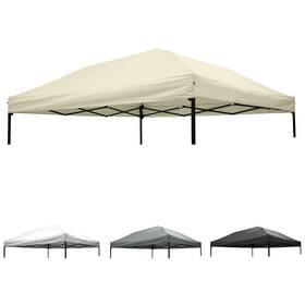 Mejreiik 771359943804 10x10 Canopy Replacement Top 10x10ft Pop Up Cover Silver Coated Du