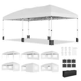 Qyo1jax4vkmb-hepedjspgcr1lybi Merxeng 10x20 Pop Up Canopy Tent Heavy Duty Wedding Party Commercial Grade Inst