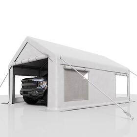 Kzgeczevjn0ghjjezsabbquv37z Milleloom Carport Canopy 10 X 20ft Garage Tent Shelter Tarp Heavy-duty
