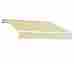 Mm8-365-lyg Awntech 8 Ft Maui-lx Manual Retract Acrylic Awning 84 In Projection Yellow Gray Terra
