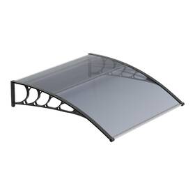 Monibloom 840256418491 Awnings For Windows 39 Inch X35 Window Door Entry Awning Polycarbonate Cover Fron