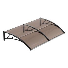 Monibloom 840256418507 Awning For Doors 79 Inch X39 Door Canopy Modern Polycarbonate Front