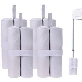 1680d Moocy 782950842526 White Sand Bags 120lbs For Pop Up Canopy Tent Heavy Duty