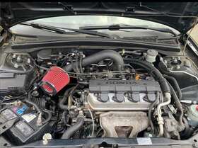 Moosun Ms-06880-black 2.5 Cold Air Intake With Filter To Fit 2001 Honda Civic From 2005 Dx/lx
