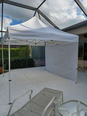 Mordenape 313042318331 Carpa De Patio 10x10 Toldo Para Fiesta Exterior Playa Con 1 Paredes Laterales Us