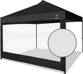 Mordenape 313101340303 Sidewall For 10x10 Pop Up Canopy - Straight Leg Commercial Grade Black