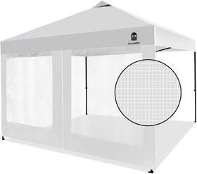 Mordenape 445033776776 Mesh Sidewall For 10x10 Pop Up Canopy - Straight Leg Commercial Grade White Mes