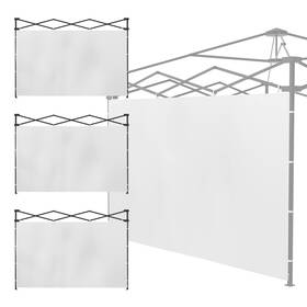 Morngardo 737547693050 Pop Up Canopy Tent Sidewalls With Silver Coating For 10x10 Outdoor Ez Vend