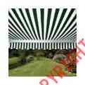 3.5mx3m Motorized12 Patio Green Awning Retractable White 10ft Aleko
