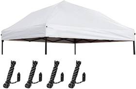 Mqoutdoor 445049235281 Heavy Duty Thick Replacement Canopy Top 10x10 Silver Coated Popup Tent Cover 10