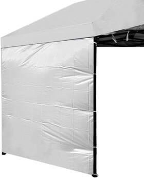Mqoutdoor 726084989481 Ultralight Sidewalls For 10x10 Canopy Tent Silver Coated Side Walls With Tie Rop