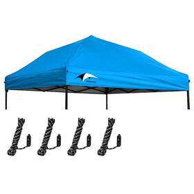 Mqod-01101w2 Mqoutdoor 10 X Canopy Replacement Top Pop Up Tent Cover Heavy Duty With Rope Sky Blue