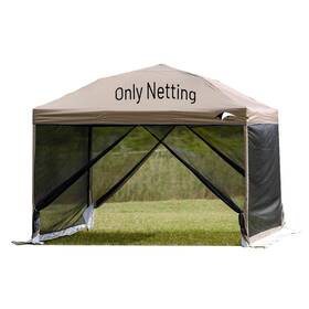 Mqod-011200-mn Mqoutdoor 10x10 Mosquito Netting For Canopy Pop Up Tent Mesh Screen Side Walls With Zipper
