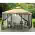 Ms15-301001-10 Mainstays Gazebo 10 X Canopy Shade Cover Awning Poolside Patio With Netting