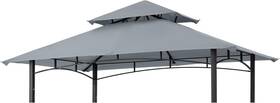 L-gg001pst-f Mstercanopy 313046853890 Grill Gazebo Replacement Canopy Top For Model Gray
