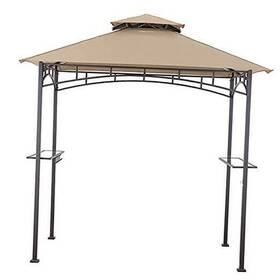 L-gg001pst-f Mstercanopy 313049843850 Grill Gazebo Replacement Canopy Top For Model Beige