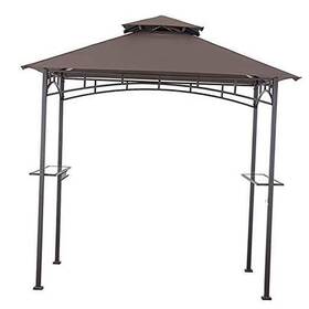 L-gg001pst-f Mstercanopy 619548544152 Grill Gazebo Replacement Canopy Top For Model Brown