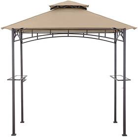 L-gg001pst-f Mstercanopy 744110300154 Mastercanopy Grill Gazebo Replacement Canopy Top For Model Beige